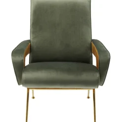 Fauteuil Luna haut dossier vert>KARE Design New