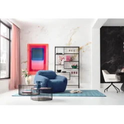 Fauteuil Mika bleu><noscript><img width=