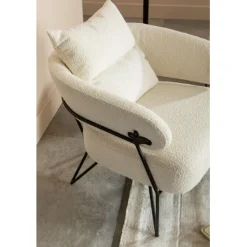 Fauteuil Peppo blanc><noscript><img width=