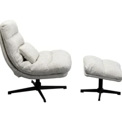 Fauteuil pivotant + repose-pieds Columbia><noscript><img width=