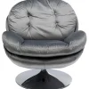 Fauteuil pivotant Cosy gris>KARE Design Discount