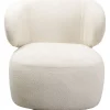 Fauteuil pivotant Elite crème>KARE Design Outlet