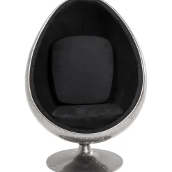 Fauteuil pivotant Eye Ball Graphite>KARE Design Discount