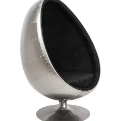 Fauteuil pivotant Eye Ball Graphite>KARE Design Discount