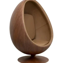 Fauteuil pivotant Eye Ball noyer>KARE Design Best