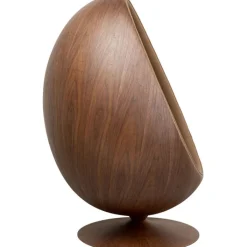 Fauteuil pivotant Eye Ball noyer><noscript><img width=