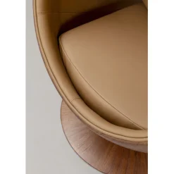 Fauteuil pivotant Eye Ball noyer><noscript><img width=