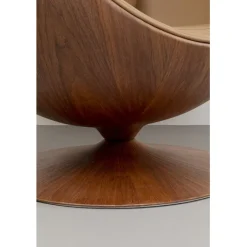 Fauteuil pivotant Eye Ball noyer><noscript><img width=