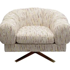 Fauteuil pivotant Janno beige>KARE Design Hot