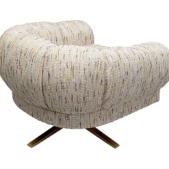 Fauteuil pivotant Janno beige><noscript><img width=