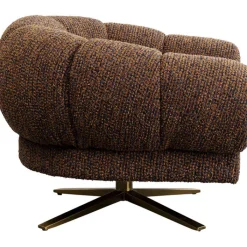 Fauteuil pivotant Janno marron><noscript><img width=