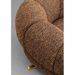 Fauteuil pivotant Janno marron><noscript><img width=