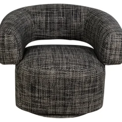 Fauteuil pivotant Maye Bow Gris>KARE Design Sale