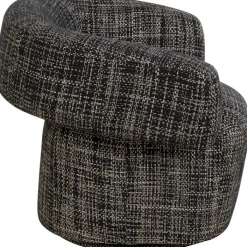 Fauteuil pivotant Maye Bow Gris><noscript><img width=