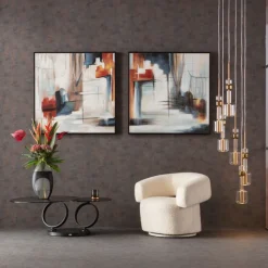 Fauteuil pivotant Maye crème><noscript><img width=