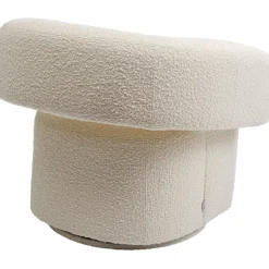 Fauteuil pivotant Maye crème><noscript><img width=