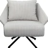 Fauteuil pivotant Milo beige>KARE Design Best