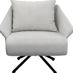 Fauteuil pivotant Milo beige>KARE Design Best