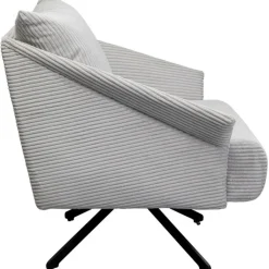 Fauteuil pivotant Milo beige><noscript><img width=