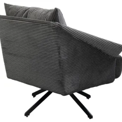 Fauteuil pivotant Milo gris><noscript><img width=
