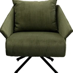 Fauteuil pivotant Milo vert>KARE Design