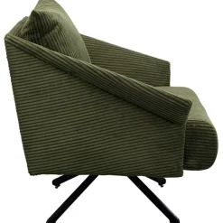Fauteuil pivotant Milo vert><noscript><img width=