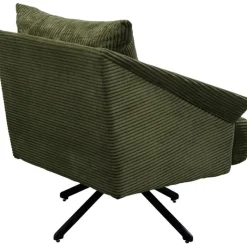 Fauteuil pivotant Milo vert><noscript><img width=