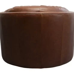 Fauteuil pivotant Music Hall cuir marron><noscript><img width=
