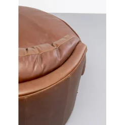 Fauteuil pivotant Music Hall cuir marron><noscript><img width=