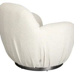 Fauteuil pivotant Nube bouclé><noscript><img width=
