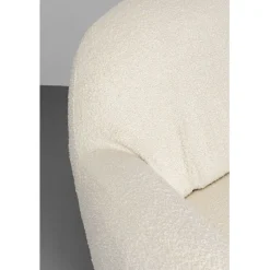 Fauteuil pivotant Nube bouclé><noscript><img width=