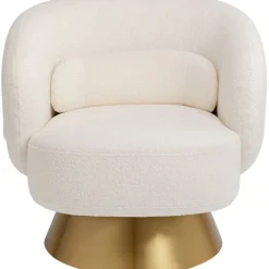 Fauteuil pivotant Orion blanc>KARE Design