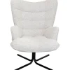 Fauteuil pivotant Oscar beige>KARE Design Online