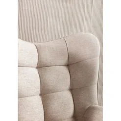 Fauteuil pivotant Oscar crème><noscript><img width=