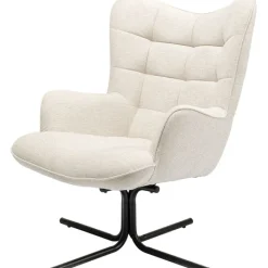 Fauteuil pivotant Oscar crème><noscript><img width=