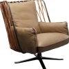 Fauteuil pivotant Paradiso marron>KARE Design Discount