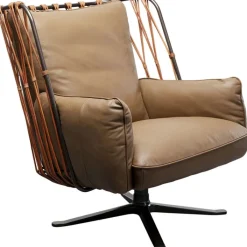 Fauteuil pivotant Paradiso marron><noscript><img width=