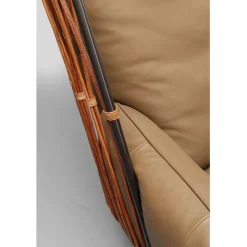 Fauteuil pivotant Paradiso marron><noscript><img width=