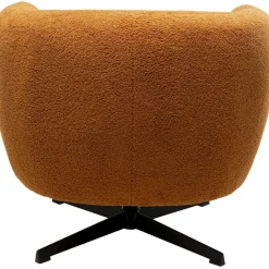Fauteuil pivotant Peony Fuzzy Caramello><noscript><img width=