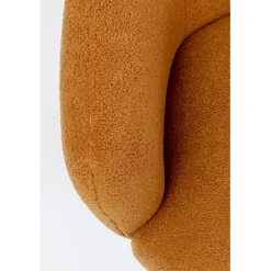 Fauteuil pivotant Peony Fuzzy Caramello><noscript><img width=