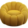 Fauteuil pivotant Peppo Bloom jaune>KARE Design Sale