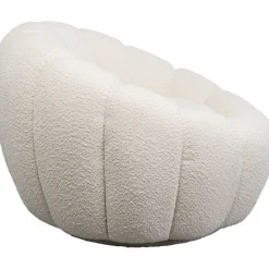 Fauteuil pivotant Peppo Bloom blanc><noscript><img width=