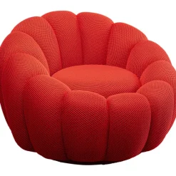 Fauteuil pivotant Peppo Bloom rouge>KARE Design Online