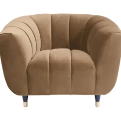 Fauteuil Spectra velours marron>KARE Design Online