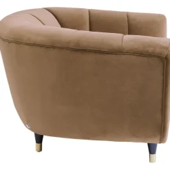 Fauteuil Spectra velours marron><noscript><img width=