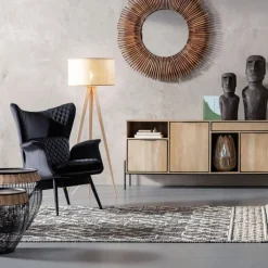 Fauteuil Tudor Velvet noir><noscript><img width=