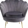 Fauteuil Water Lily doré-gris>KARE Design Sale