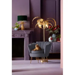 Fauteuil Water Lily doré-gris><noscript><img width=