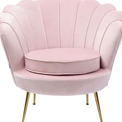 Fauteuil Water Lily doré-rosé>KARE Design Outlet