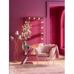 Fauteuil Water Lily doré-rosé><noscript><img width=